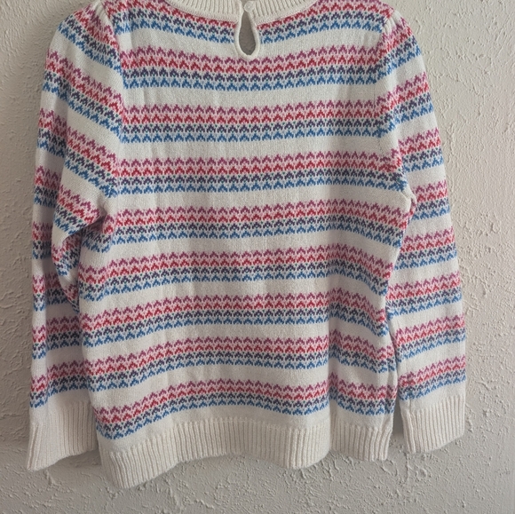 Talbot's Petite Multicolored Pattern Sweater - Picture 7 of 7
